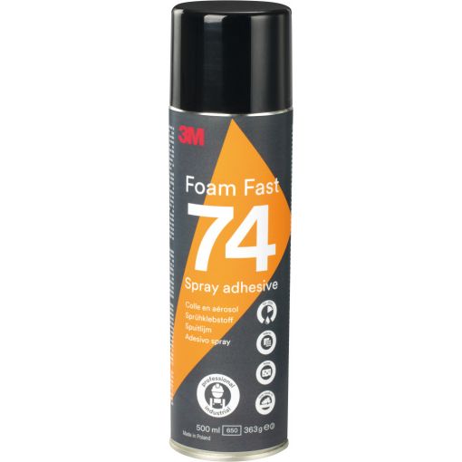 Porlasztott ragasztó Foam Fast 74, spray | Ragasztó anyagok