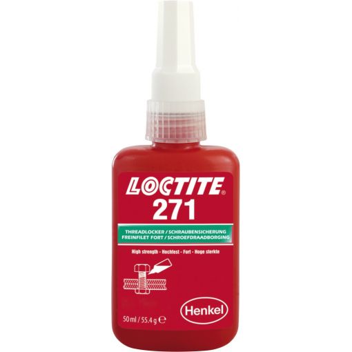 Csavarrögzítő, Loctite® 271, nagy szilárdságú | Ragasztó anyagok