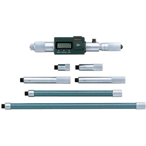 Belső rúdmikrométer készlet, Digimatic, IP65, adatkimenettel, 6 részes | Mikrométerek, furatmikrométerek