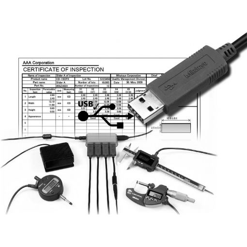 USB kábel felületi érdességmérőhöz | Egyéb mérő- és vizsgáló eszközök