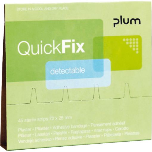 Utántöltőkészlet QuickFix, kimutatható fémszállal | Elsősegély