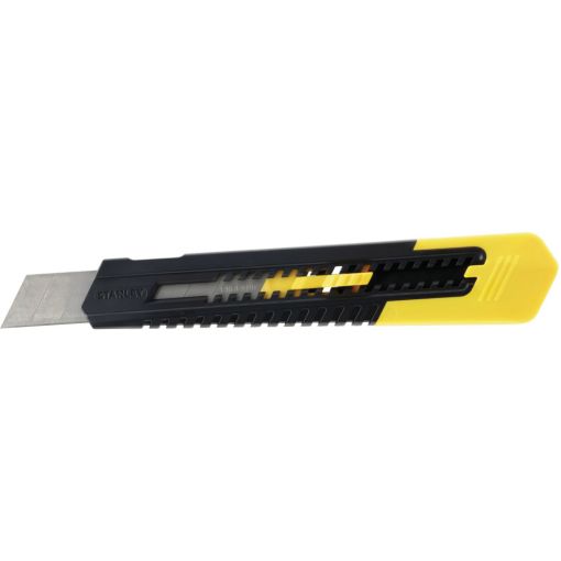 Tapétavágó kés, tördelhető pengés, 18 mm, műanyag ház, STANLEY | Kések, vágókések