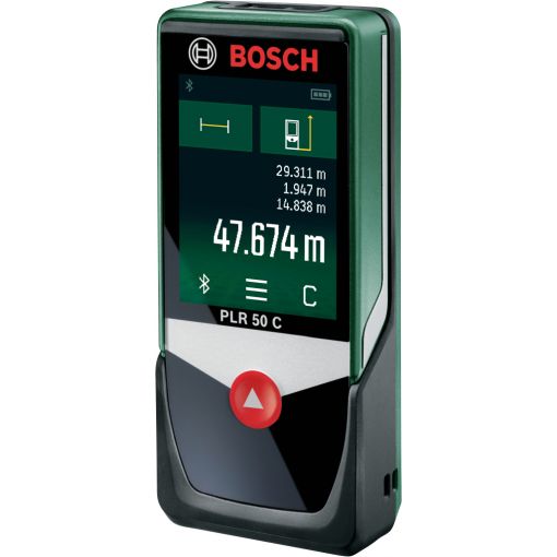 Lézeres távolságmérő, táskában PLR 50 C | Vízmértékek, lézeres szintező készülékek