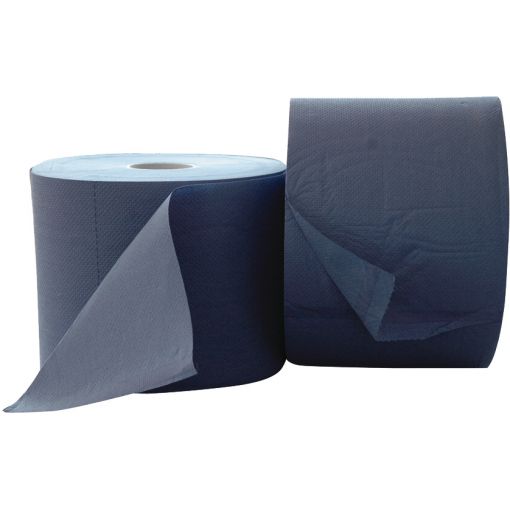 Ipari törlőkendő, papír, kék, PLOBERGER | Törlőkendők, ipari papírtörlők