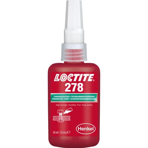 Csavarrögzítő, Loctite® 278, nagy szilárdságú | Ragasztó anyagok