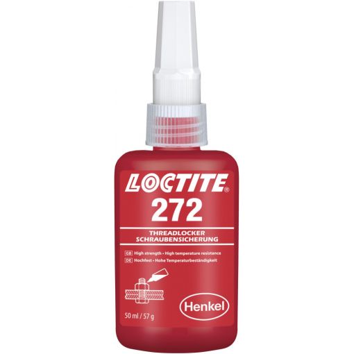 Csavarrögzítő, Loctite® 272, nagy szilárdságú | Ragasztó anyagok