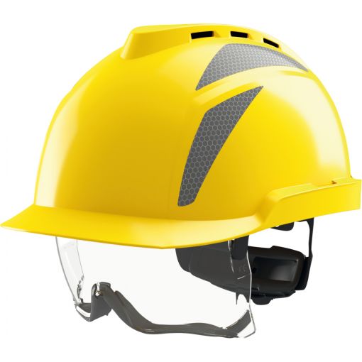 Ipari védősisak V-Gard® 930 integrált szemvédelemmel | Építőipari- és ipari védősisak
