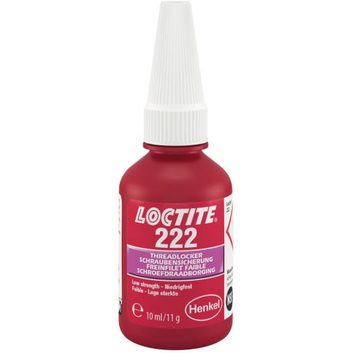 Csavarrögzítő, Loctite® 222, kis szilárdságú | Ragasztó anyagok