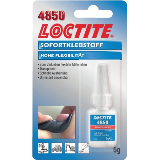 Ciánakrilát pillanatragasztó, Loctite® 4850 | Ragasztó anyagok