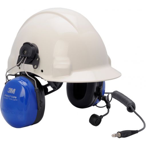 Kommunikációs fültok, 3M™ Peltor™ Twin Cup EX, J11 dugó, sisakra szerelhető | Hallásvédelem