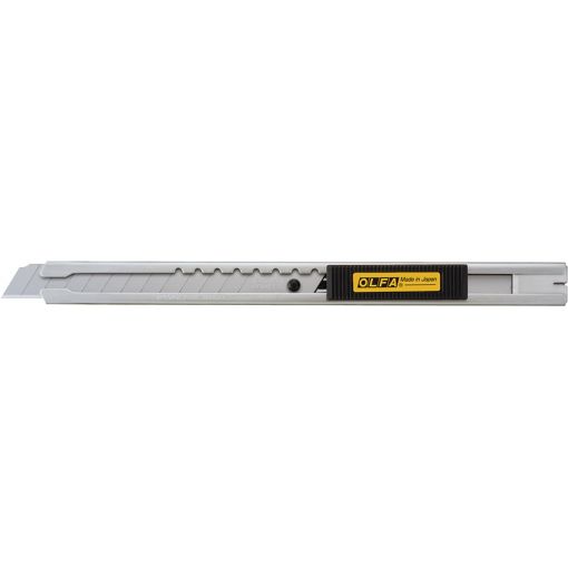 Tapétavágó kés, tördelhető pengés, 9 mm, INOX, OLFA | Kések, vágókések