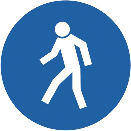 Padlójelölő &quot;Gyalogosoknak&quot; | Jelző- és figyelmeztető táblák