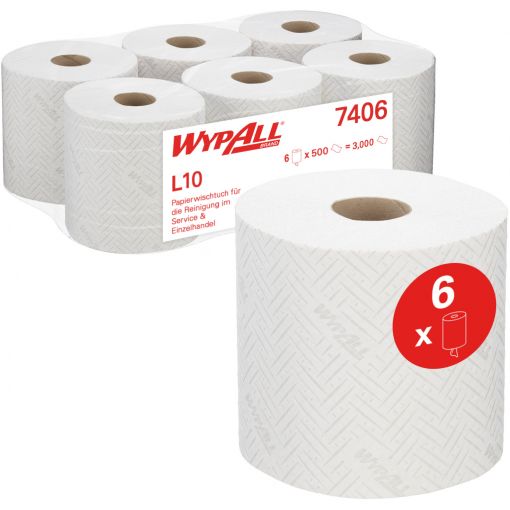 Törlőkendő WypAll® L10 Roll Control rendszerhez | Törlőkendők, ipari papírtörlők